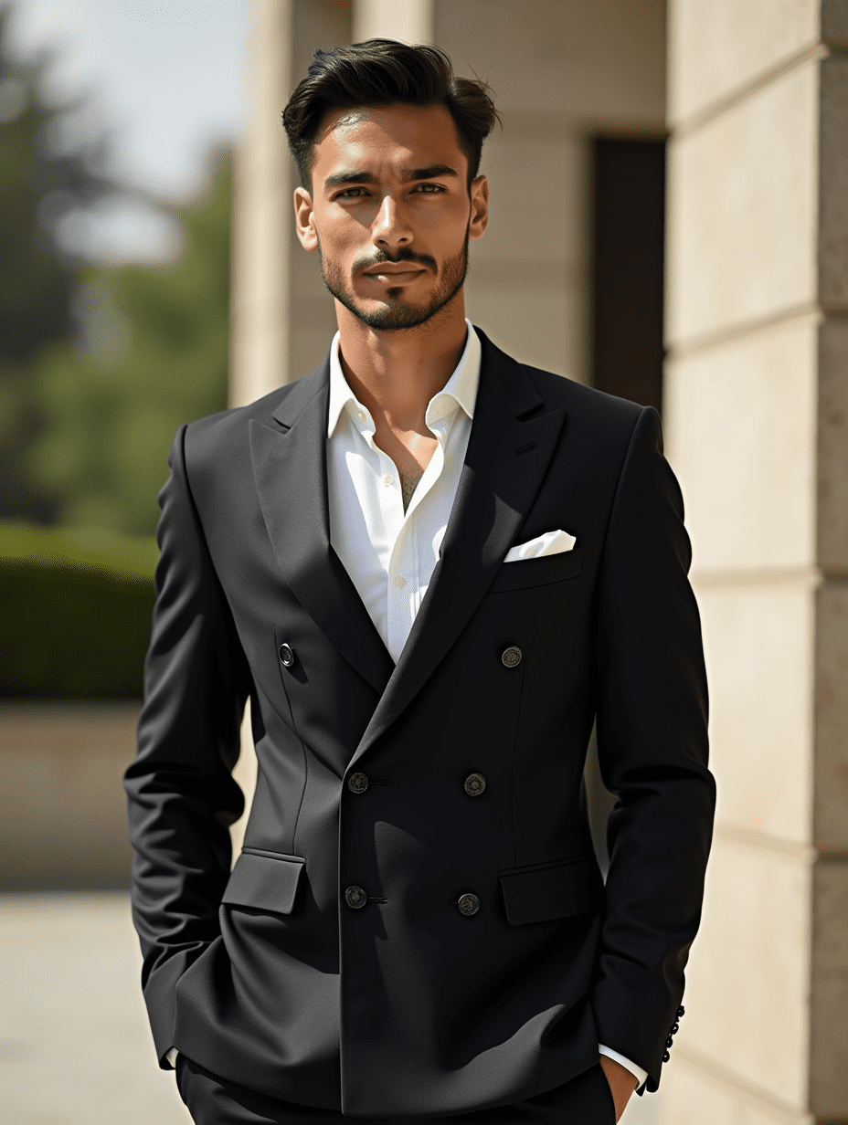 double-breasted suit tailor